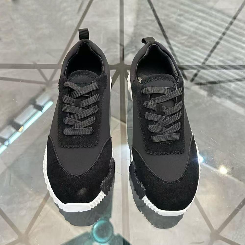New Men's Running Shoes Luxury Women's Casual Shoes Leather Brand Fashion Brands Comfortable Lace-up Sneakers