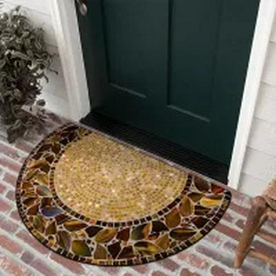Retro American Style Floor Mats – Durable, Dirt-Resistant, Easy-Care Entrance Porch Rugs
