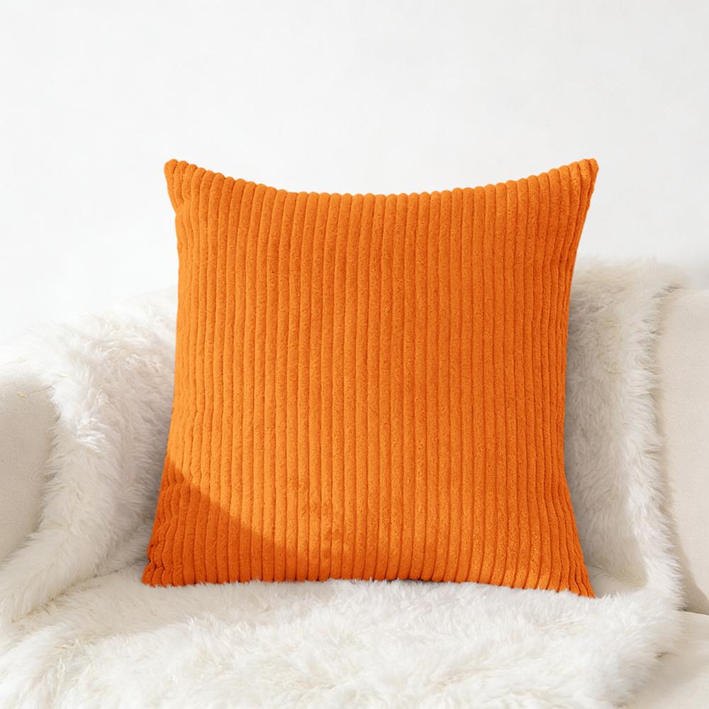 Cord Kissenbezug 40x40 45x45 50x50cm Weicher Plüsch Flanell Kissenbezug Flauschiger Sofakissenbezug für Sofa Wohnzimmer Dekoration