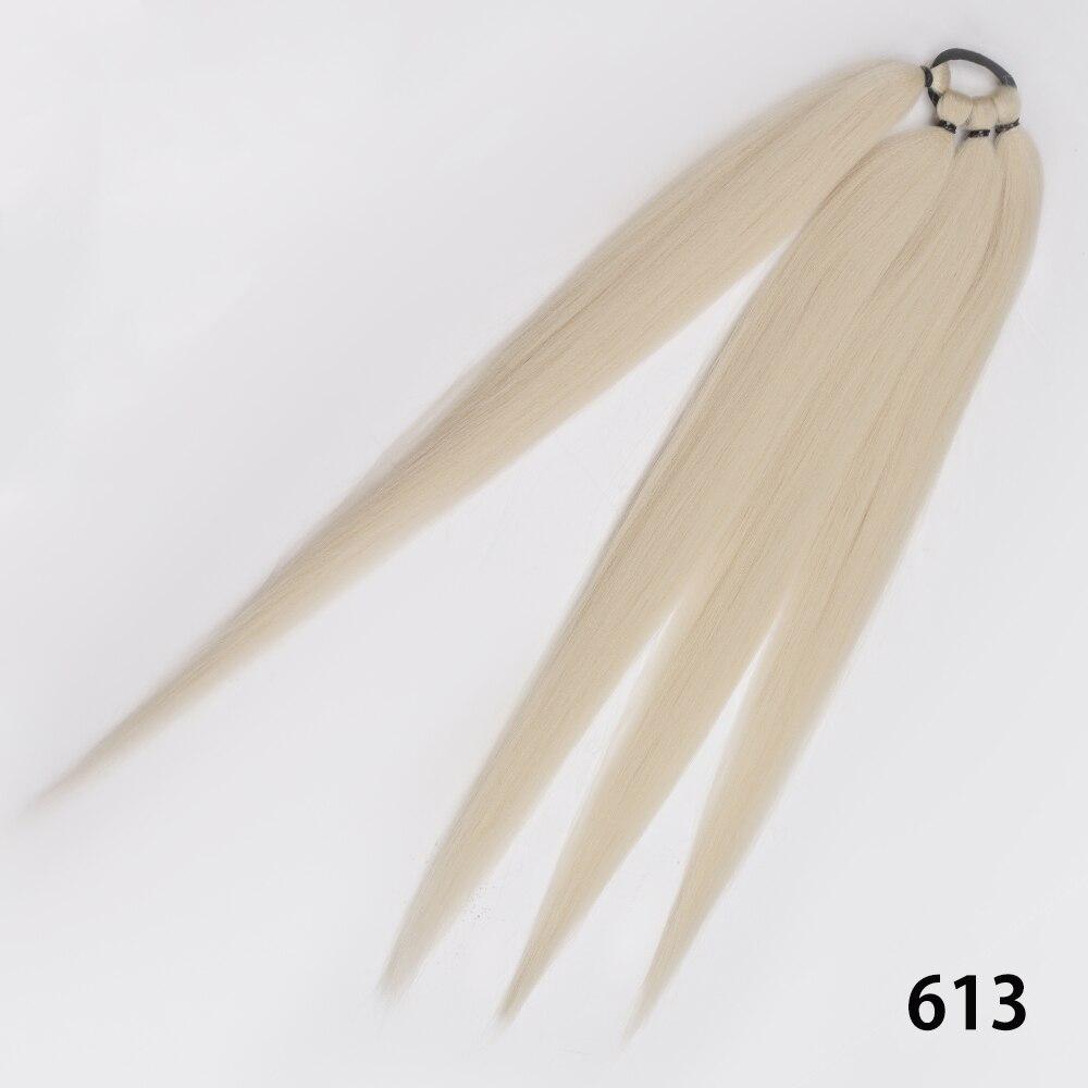 

MERISIHAIR женские длинные прямые плетеные волосы яки «конский хвост» из синтетического волокна, длинные волосы с эффектом омбре, женская повседневная одежда для косплея 65 cm