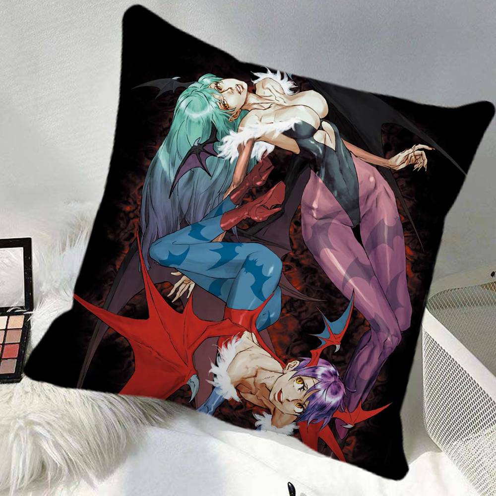 Game Vampire Pillow Case Square Pillow Bedroom Sofa Leisure Comfort Cushion Car Home Decoration