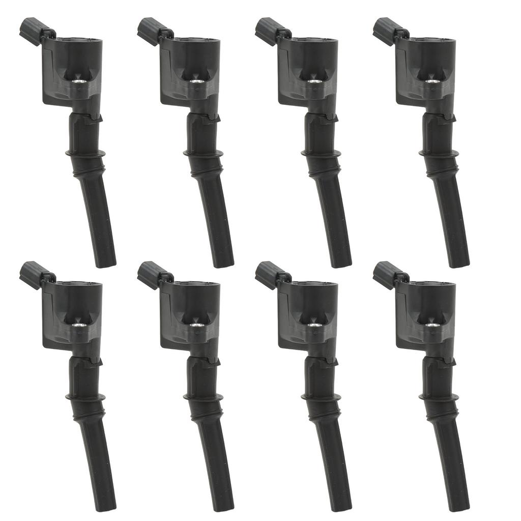 8PCS Ignition Coil FD502 Metal Stable Performance Engine Ignition Coil Replacement for Ford E‑150 E‑250 E‑350