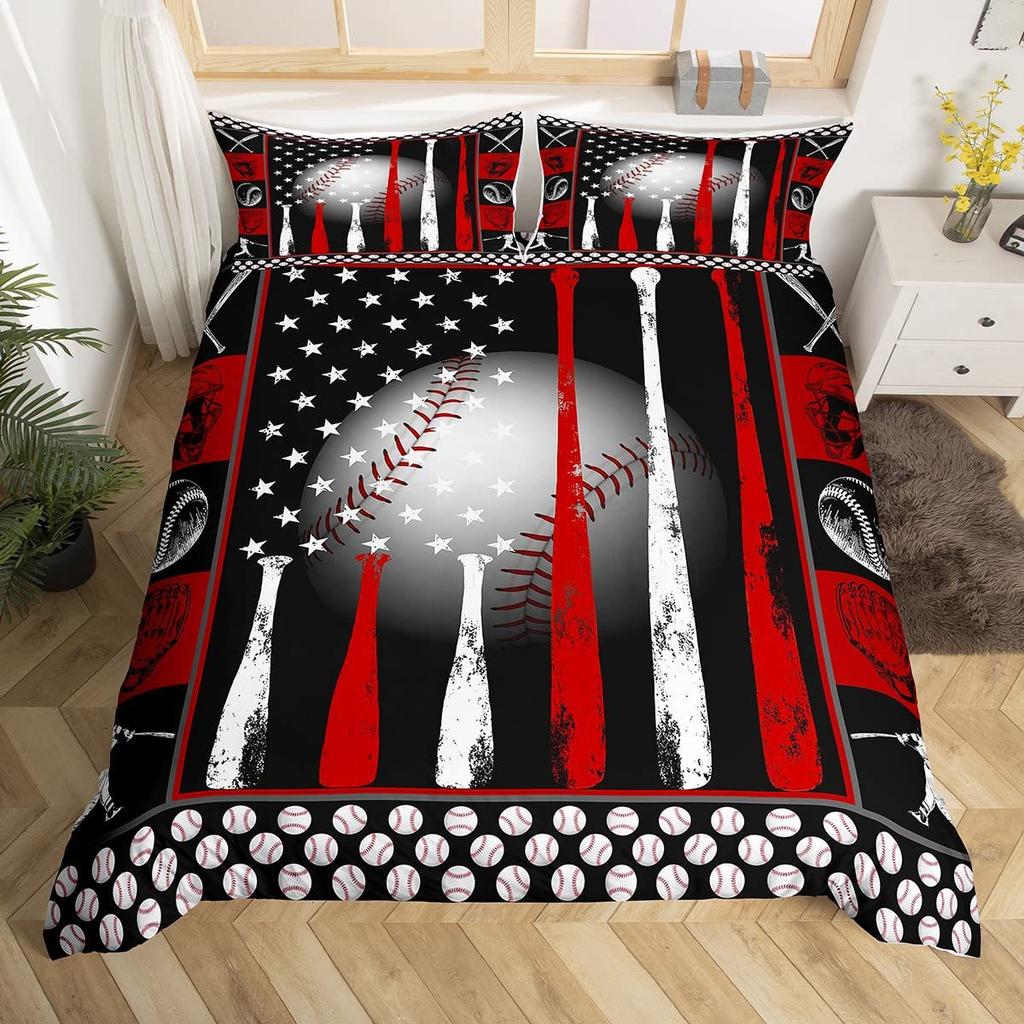 Erdbeerkuh Dreiteiliger Bettdeckenbezug 3D Digitaldruck Bettwäscheset Bettdecke