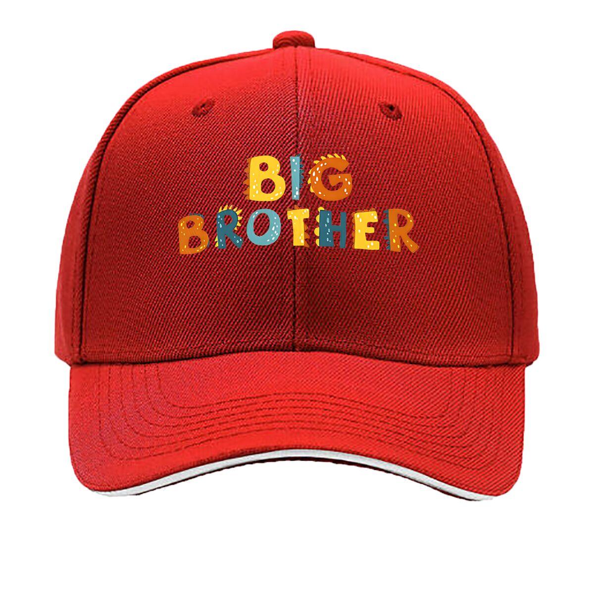 Big Brother Dinosaur Themed Kids Room Decor Hip Hop hat Fashion Outdoor Sports Sandwich Baseball Cap One Size