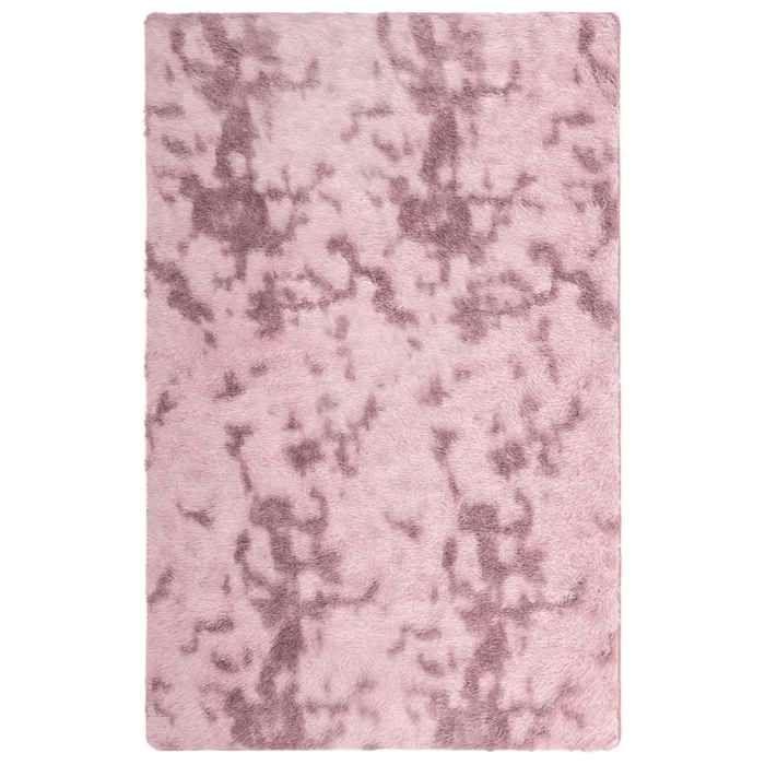 VidaXL Shaggy Rug with Long Pile Powder Pink 130x200 Cm Polyester, Rug, Bedroom Rug, Modern Rug, Living Room Rug, 4102833