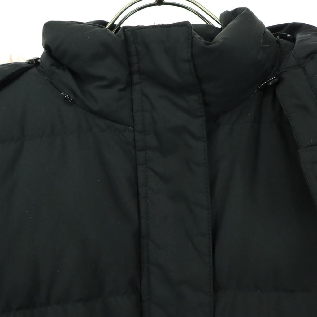 L.L.Bean Long sleeve Hooded Down jacket XS black Women Used