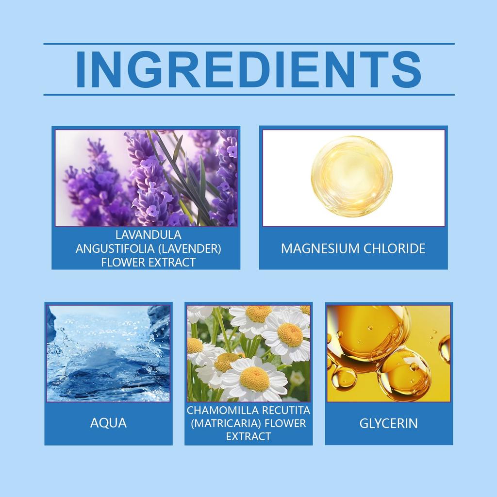 Organic Magnesium Oil Spray Fast Absorbent Promotes Calm Sleep And Relaxation 100ml