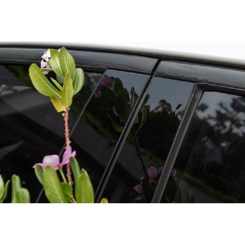 For Cadillac CT4 2020-24 Gloss Black CAR PC Window Bc Pillar Cover Decoration 6P