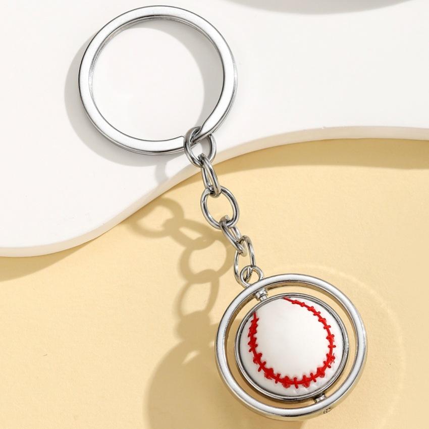 

Баскетбольний пам ятний металевий брелок-підвіска One Size білий