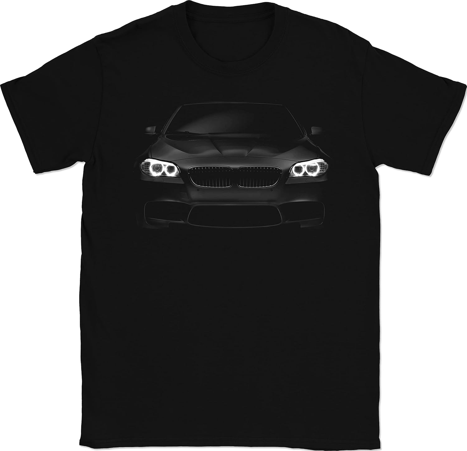 Bimmer M5 F11 T-Shirt Angel Eyes Glow Headlights Retro German Sport Sedan Graphic Tee 100% Cotton Car Enthusiast Apparel S разноцветный