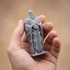 3D Printed Hierarch Figurine Medieval Vintage Carving Men Statue Sculpture Ornament for Study Room Bookshelf Home Office Display Decor