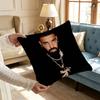 Rapper DDrake Pillowcase Pillowslip Cushion Plush Boys Girls Cartoon Anime Kawaii Decoration Kids Birthday Cute Gifts