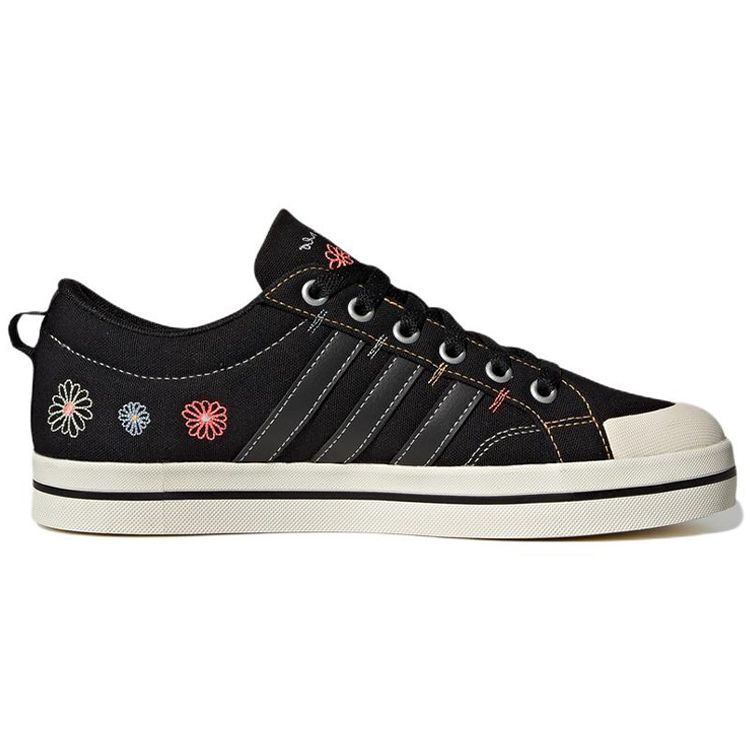 Adidas Neo Bravada Comfortable Durable Low-Top Skate Shoes Women Sneakers Black HP3168