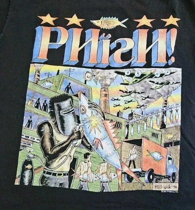 

Vintage 90s 1996 Phish Factory Unisex Cotton Tee All Size S To 4XL Unisex T-Shirt XXXXL