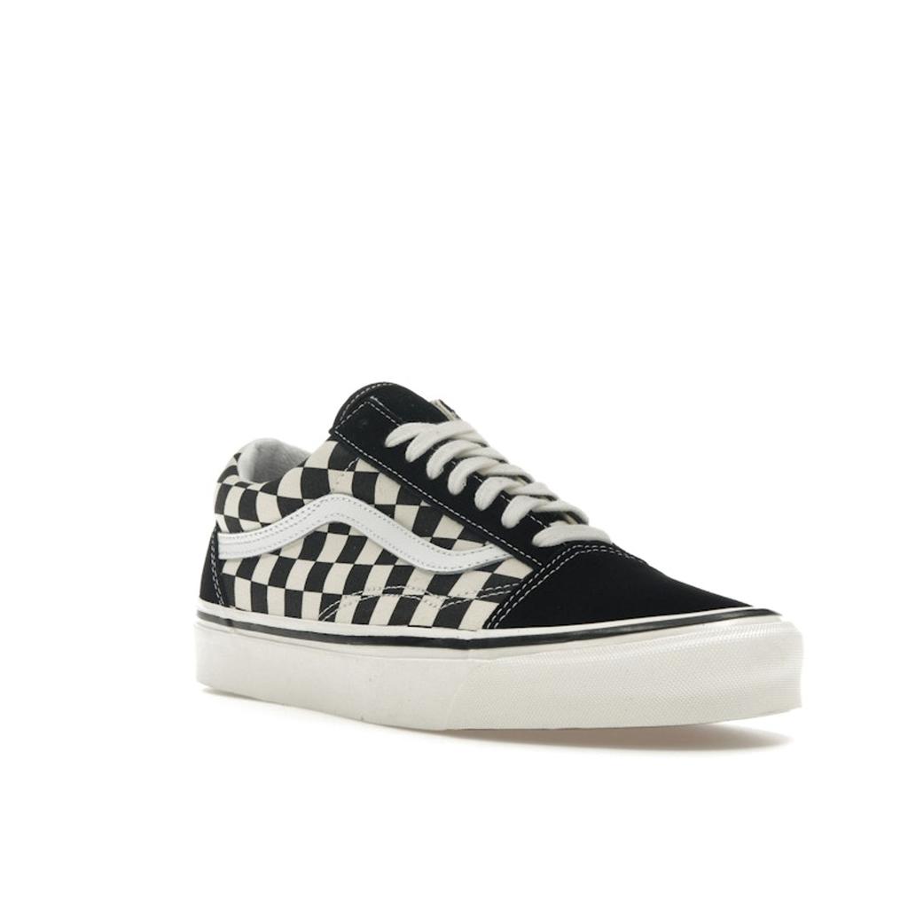 Vans Old Skool 36 DX Anaheim Factory - Black Checkerboard Unisex Sneakers True-White VN0A38G2OAK