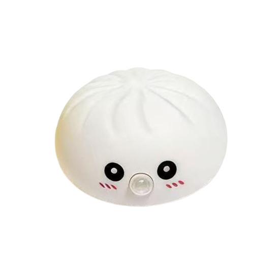Rice Dumpling Squeeze Toy Soft Stress Relief Balls Cute Blow Bubbles Shape Skin-Friendly Fidget Toy for Adults
