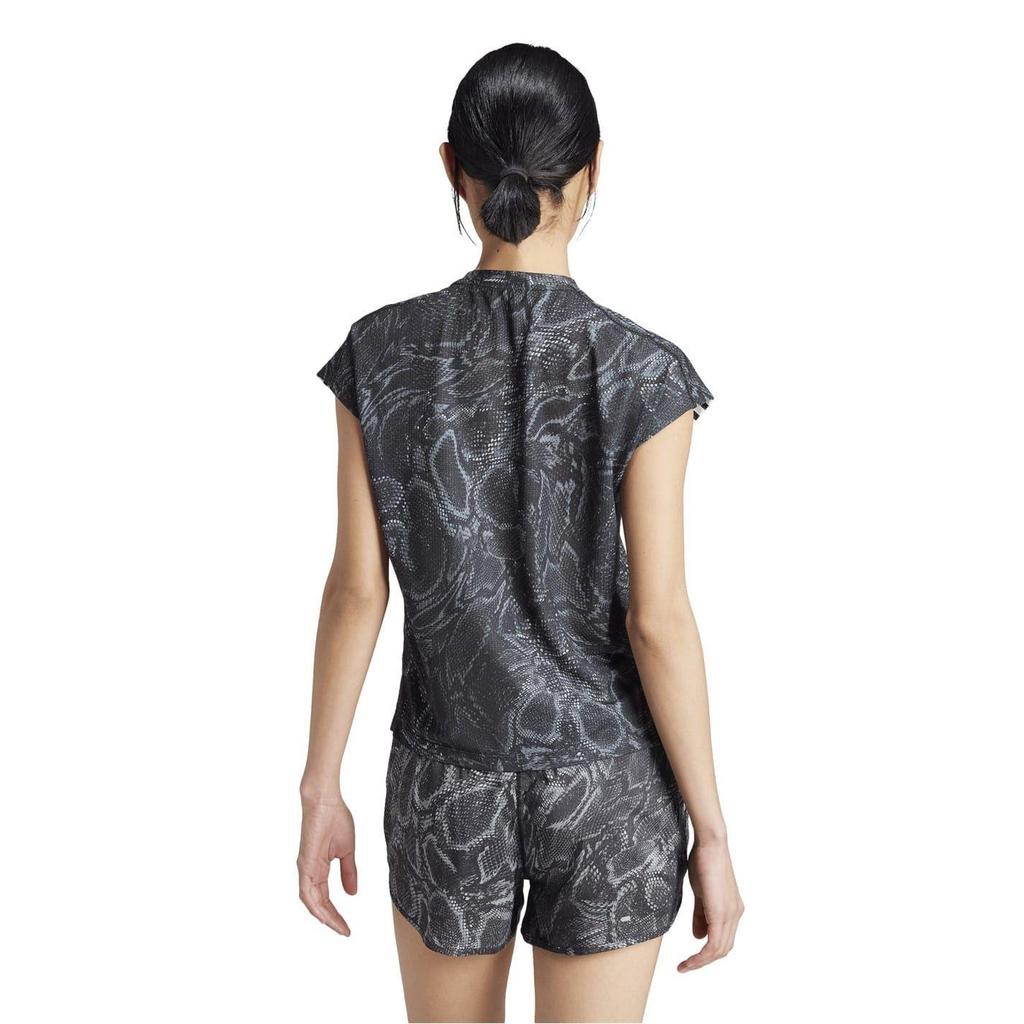 adidas Womens/Ladies Snake Print Aeroready Running T-Shirt