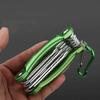 8 in 1Auto Repair Tool Hexagonal Wrench Set with Folding Function Portable Foldable Bike Multitool