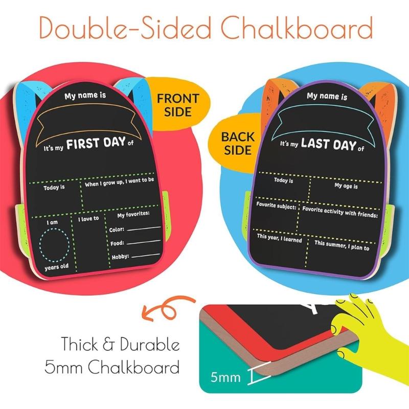 Portable Chalkboard Blackboard with Durability Ecological Friendly Design for School Office and Creative Note Taking