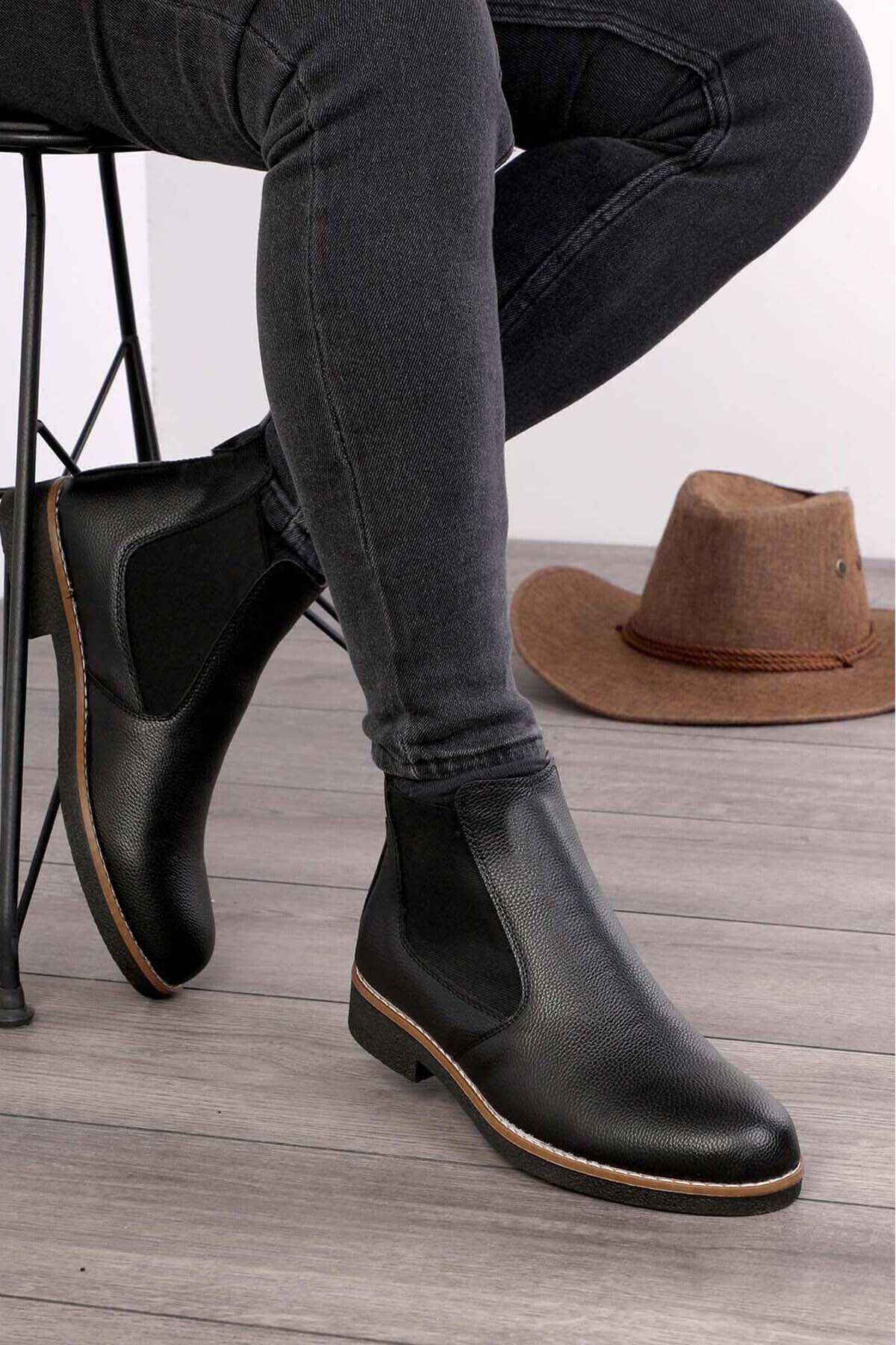 

Unisex Modern Stylish Fashion Unisex Chelsea Boots Product Black 40