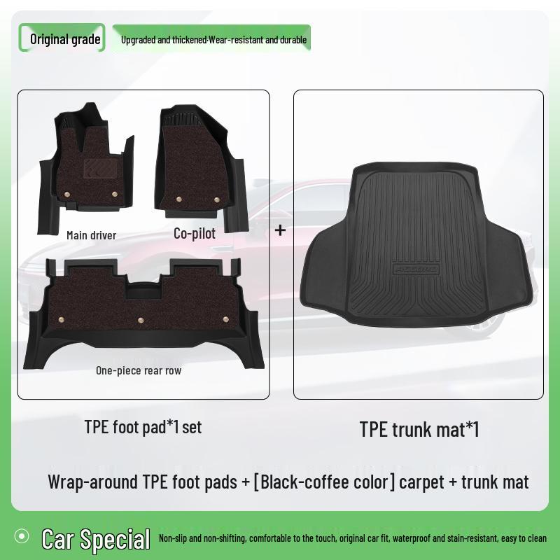 TPE Carpet Accessories for 2025 Chery Fengyun A9L Interior Modification