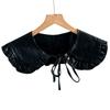 Women Shirt Detachable Collar Ladies White Fake Collars for Sweater Shoulder Wraps Neck Blouse False Collar Lapel Top Shawl