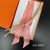 Women Ladies Headband Scarf Hair Bags Handle Decoration Tie Multifunction Narrow Line Ribbon Scarf