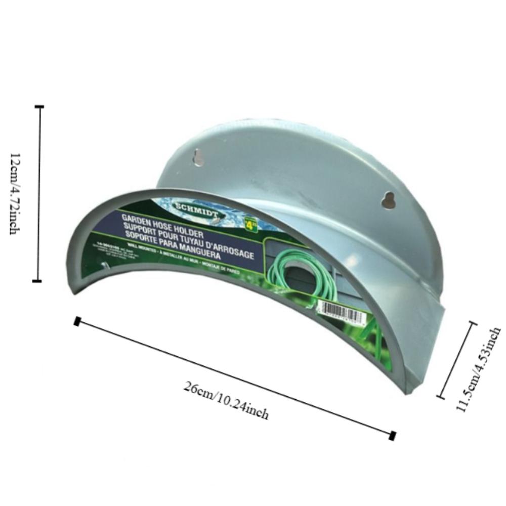 Wall Mount Hose Hanger Durable Strong Load-bearing Capacity Hose Holders Organizer Rustproof Outdoor Hose Holder Yard