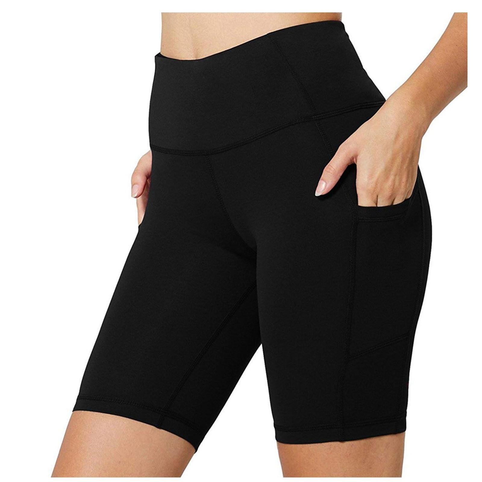 

Women s Fashion Color Stitching Sports Fitness Running Yoga Leggings M чёрный