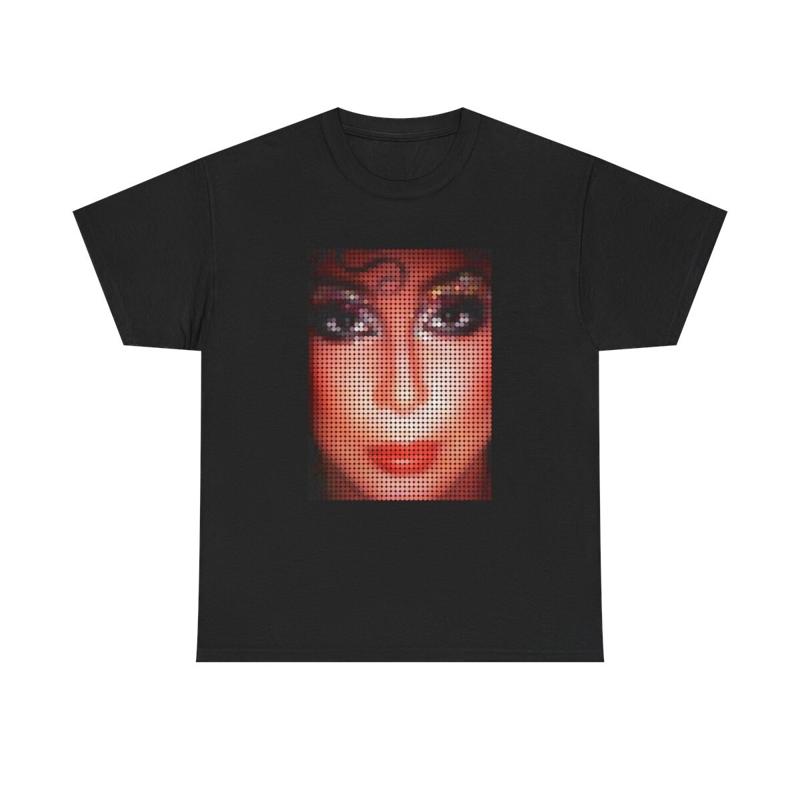 Vintage Cher 70S Dot Art T Shirt