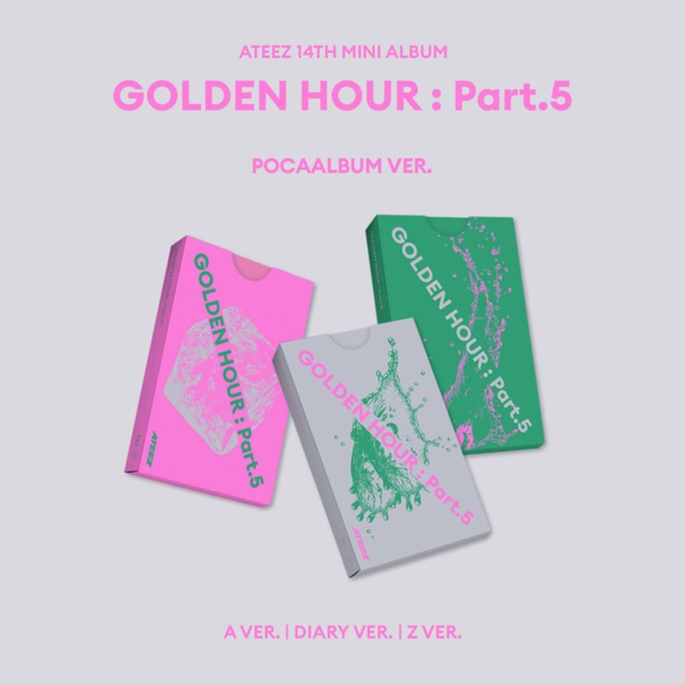 [Предзаказ] ATEEZ GOLDEN HOUR : Часть 5 (ПОКААЛЬБУМ) Выбор версии Официальный K-POP Альбом CD
