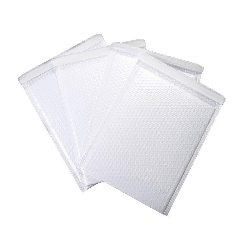 White Pearl Film Shockproof Bubble Mailer for Clothing Logistics