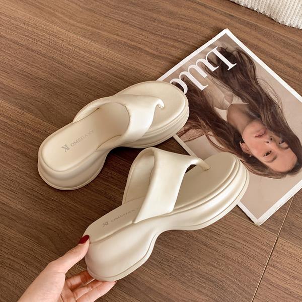 Fashion Shoes Womens Slippers Outdoor Beige Heeled Sandals Pantofle Slides Rubber Flip Flops Black 2025 Hawaiian Retro Rubber Flip Flops