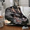 1PC Dragon Head Design Blanket - Soft Warm All-Season Throw for Sofa, Bed, Car, Office, Throw For Sofa Yy250916085