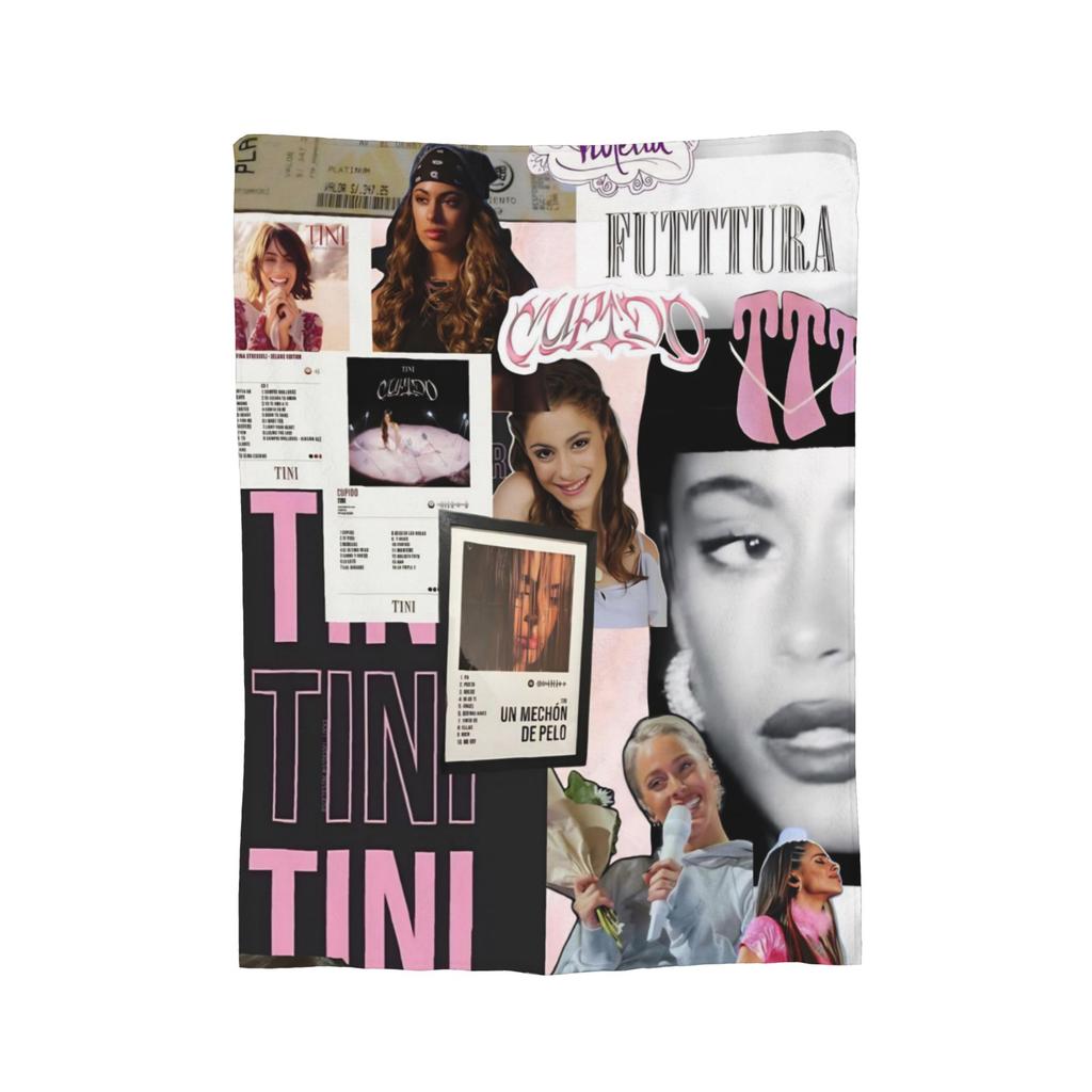 Super Soft Singer TINI STOESSEL Futtura Album Throw Blanket Premium Flannel Fleece Lightweight  Bed Blanket Fuzzy Plush Blankets