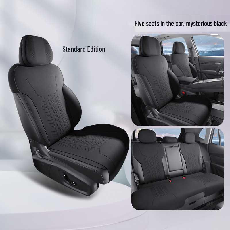 All-Season Suede Seat Cushions for Geely Galaxy E5 - Semi-Enclosed Design