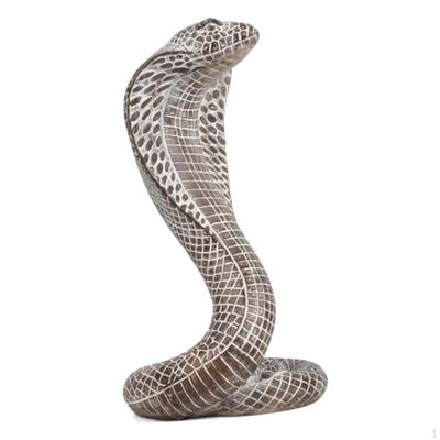 Chinese Zodiac Snake Figurine, Decorative Resin Sculpture for Year and Housewarming Events