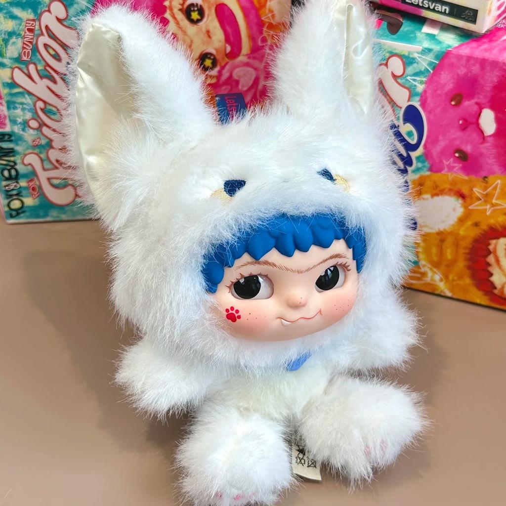 Cute Wakuku Birthday Christma Gift Ornament Mystery Box Wakuku Fox & Bunny Mischief Diary Series Blind Box Plush Pendant