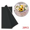20 Pcs Flower Wrapping Sheet Waterproof Decoration Supplies Semi-Transparent Jelly Foil Gift for
