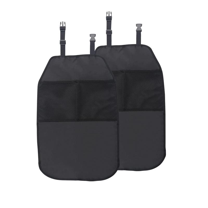 1/2Pc Baby Kids Car Safety Seat Protector Mat Kick Mats Cushion Seat Back Protective Cover Non Slip Storage Bag Pocket Organizer