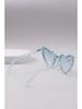 Heart-Shaped Rhinestone Sunglasses: Cute Pointed Diamond Handmade Design for Women