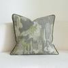 French Retro Green Throw Pillow Cover Wabi-Sabi Style Three-Dimensional Embroidery Sofa Pillowcase Headboard Cushion Covers