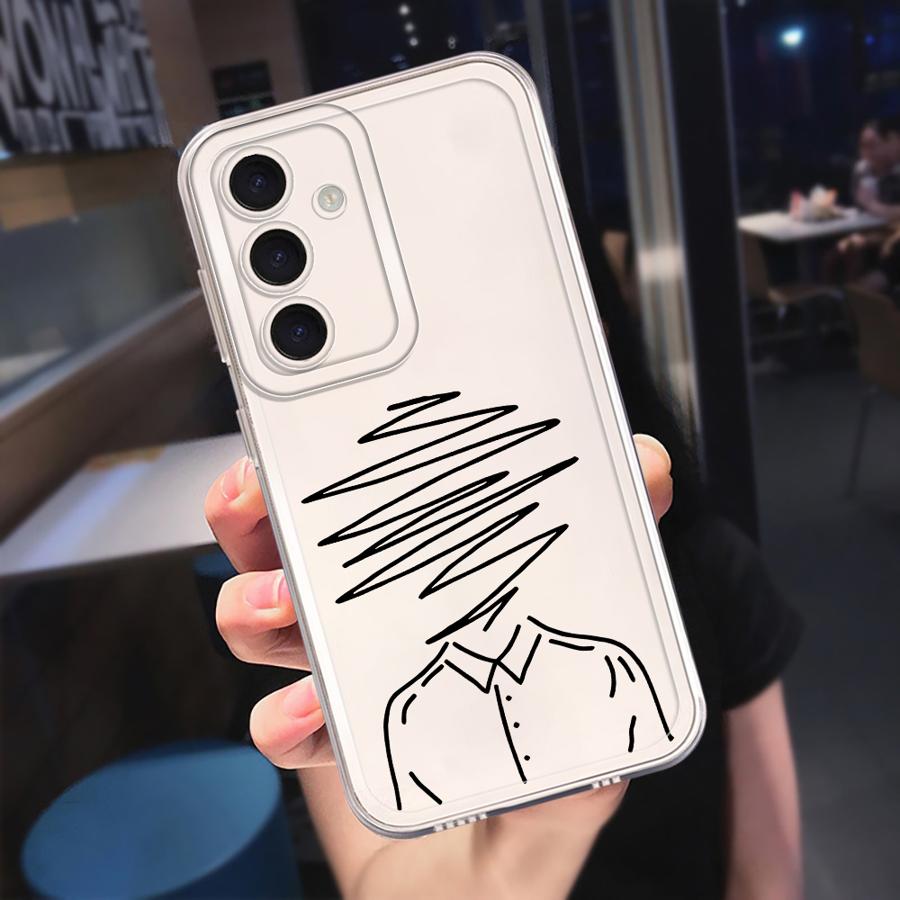 Bad Mood Case for Samsung Galaxy A57 A56 A14 A16 A34 A35 A36 A37 A25 A51 A52 A55 A52 A17 A54 A15 A26 A24 Phone Cover A23 A13 A31