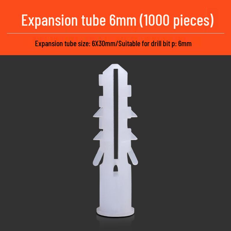 Green Plastic Expansion Tubes & Plugs: M6/M8 Wall and Wood Screw Anchors (6mm & 8mm)
