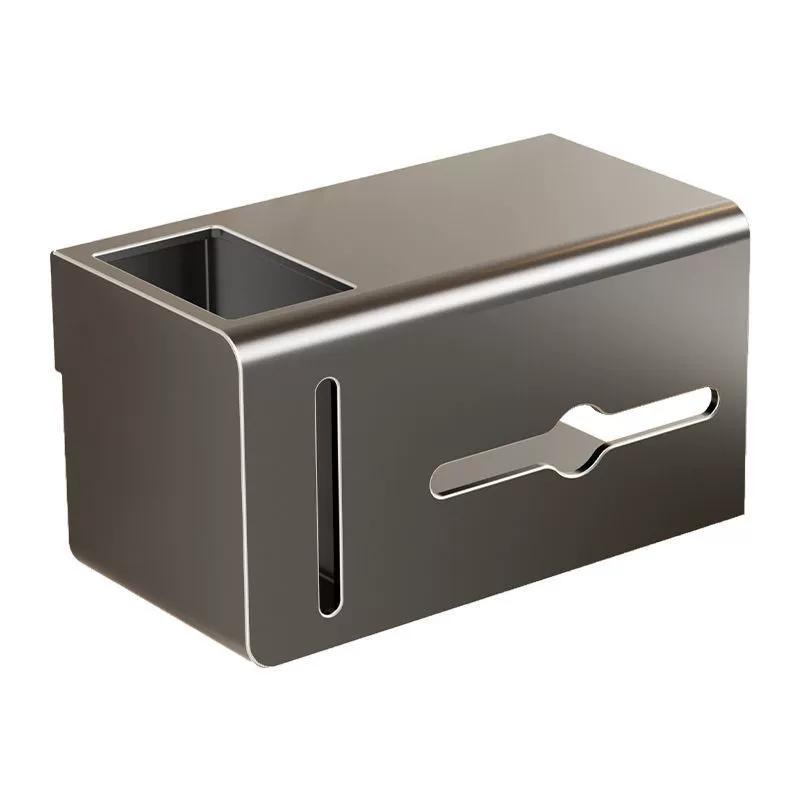 

Soporte para papel higiénico de pared sin taladrar para baño organizador de rollos impermeable