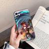 Game Genshin Impact Chasca Phone Case For IPhone 17 Air 16 15 14 13 Pro Max 11 12 Black Silicone Cover