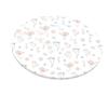 Round Table Cover Waterproof Dustproof Plant Printing Elastic Band Tablecloth Wedding Party Table Cover Kitchen Dining Decor
