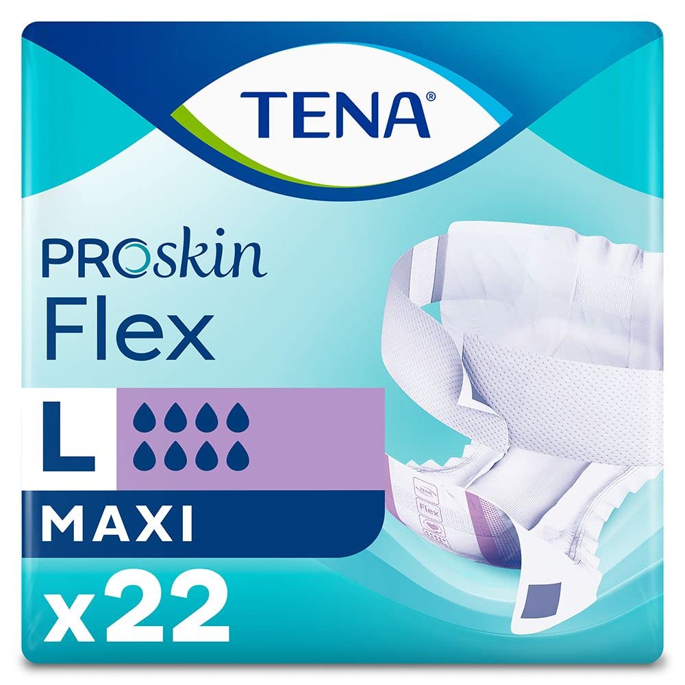 

TENA Flex Maxi Большой Унисекс Средство от недержания (Большой Макси) - 22-е - белый