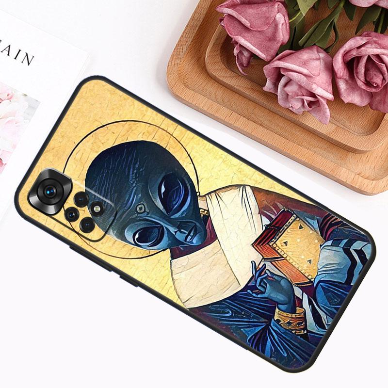 Alien Kawaii Art Case For Xiaomi Redmi Note 14 12 11 9 10 13 Pro 9S 10S 11S 12S Redmi 13C 14C 10C 12C Cover