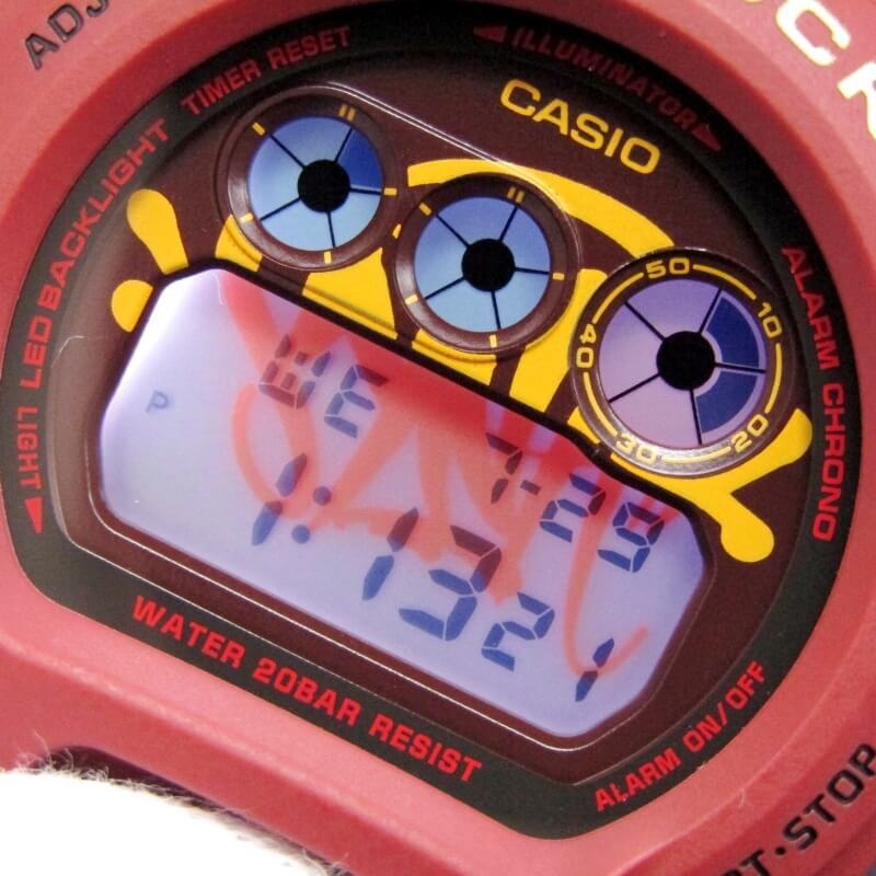 CASIO SYNA Central Cee collaboration watch Digital Burgundy 28013156 G-SHOCK DW-6900X (only) DW-6900CC25-4ER